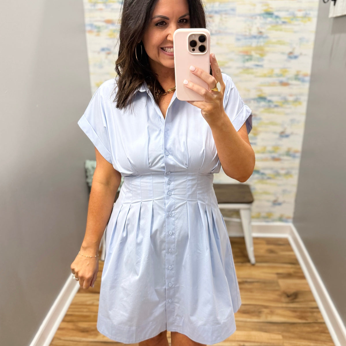 lola shirt dress The Lola Shirt Dress