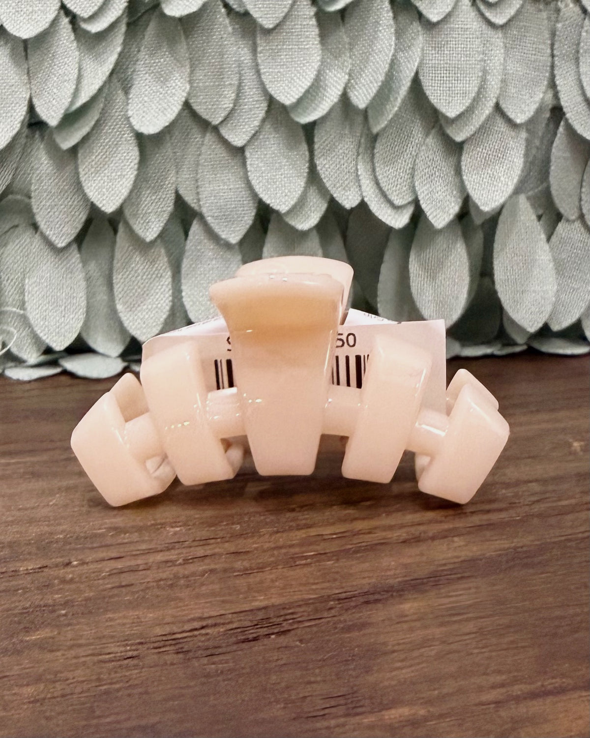 TELETIES Classic Hair Clip in Almond Beige