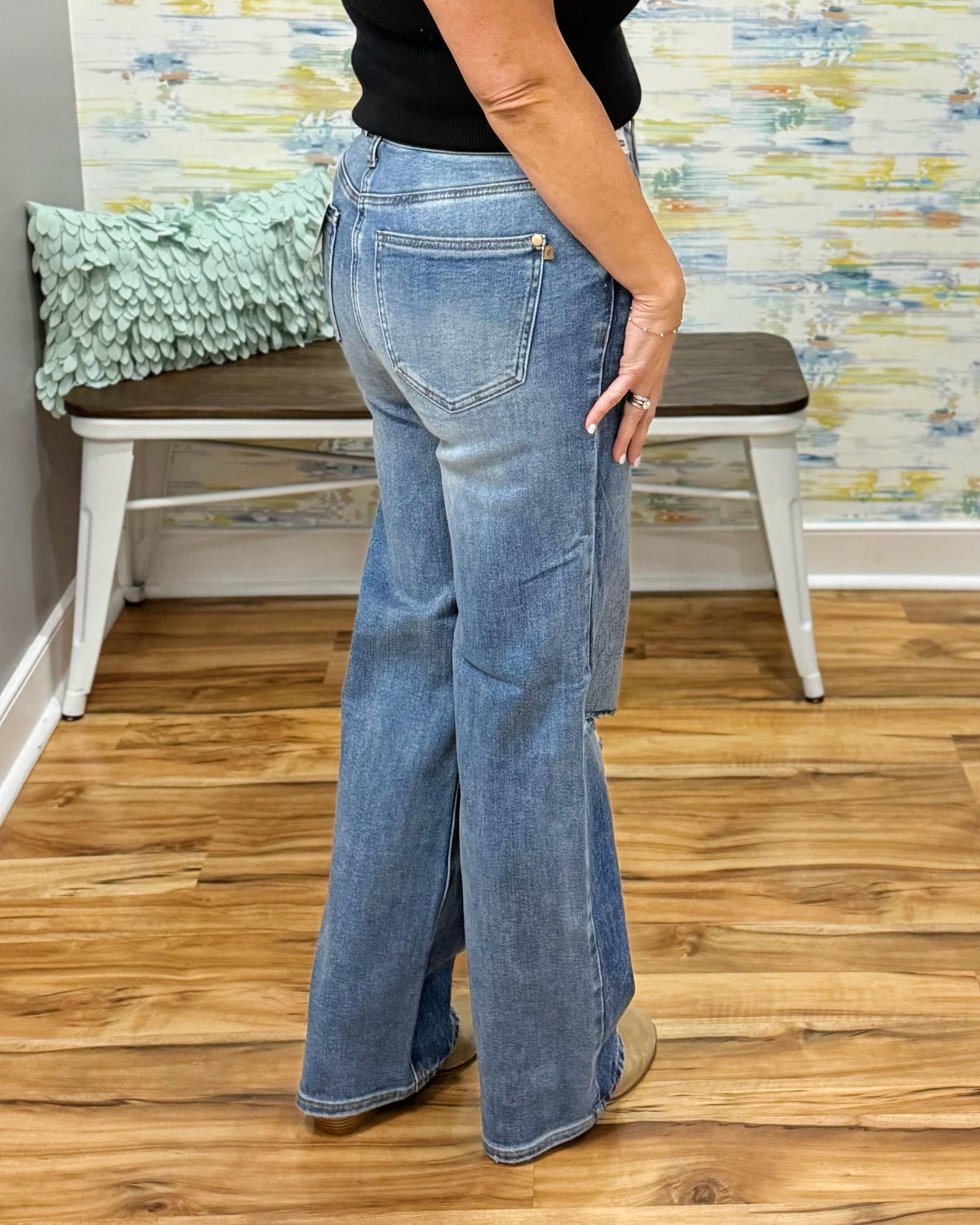 Judy Blue Brenda Straight Leg Jeans.
