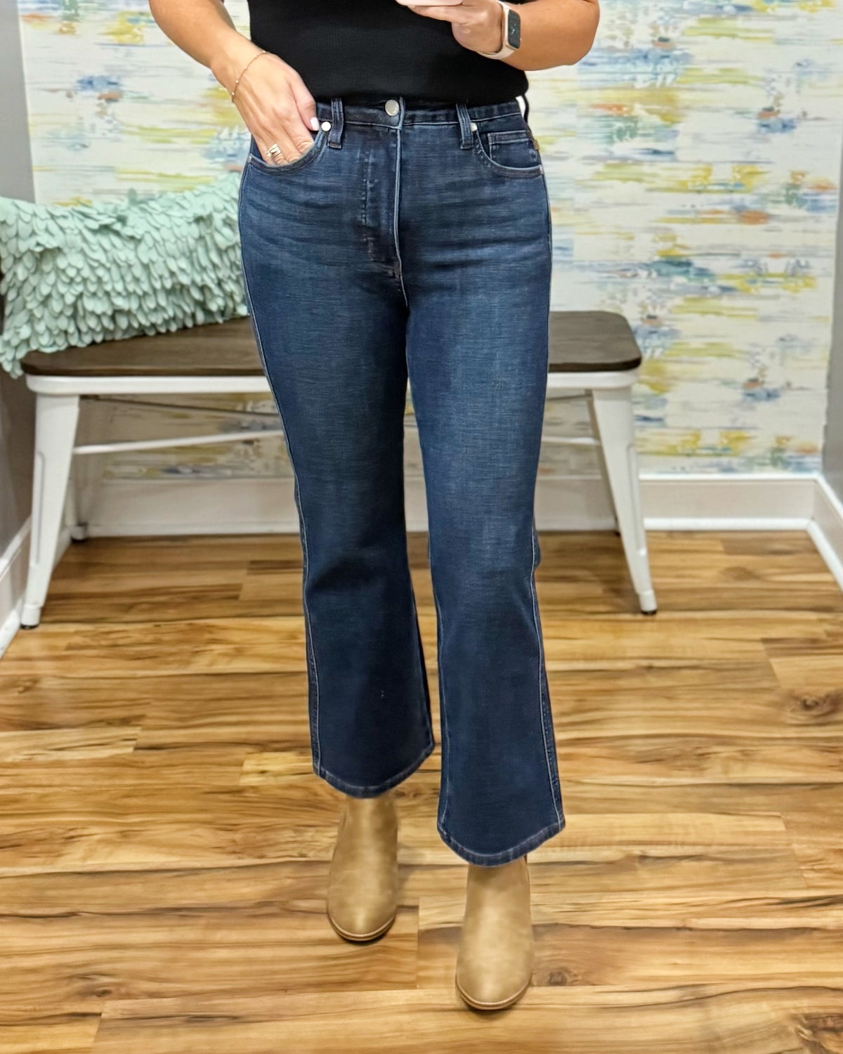 Judy Blue Amy Kick Flare Jeans.