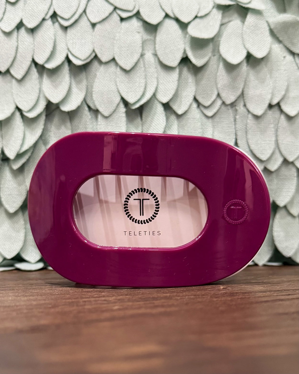 TELETIES Mulberry Flat Round Hair Clip