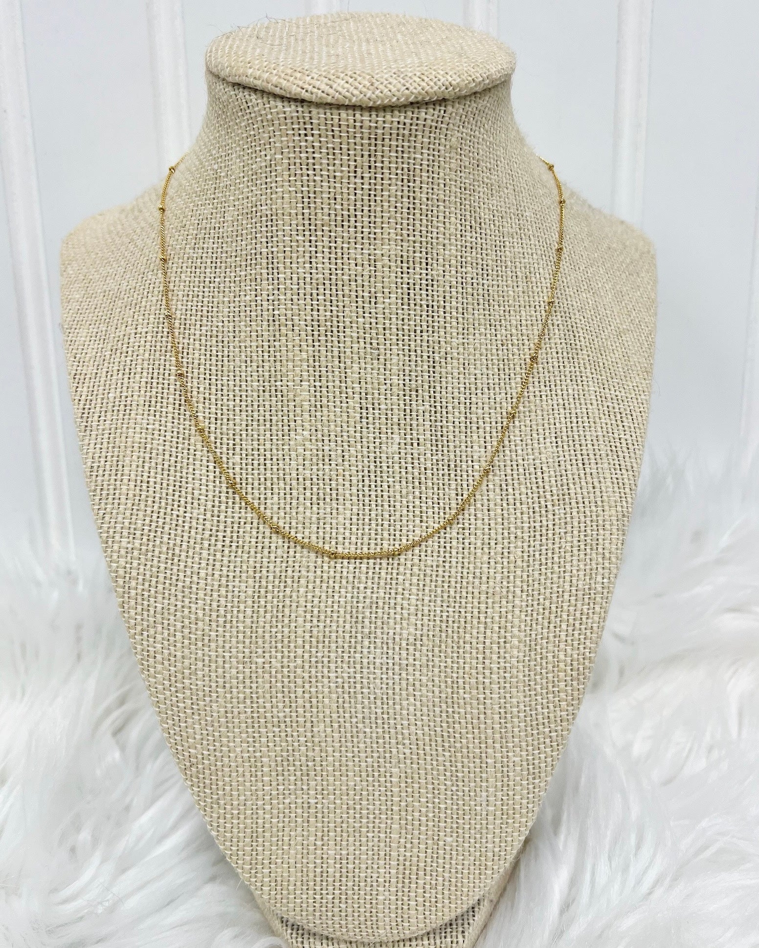 Satellite Chain Layering Necklace in Gold FINAL SALE