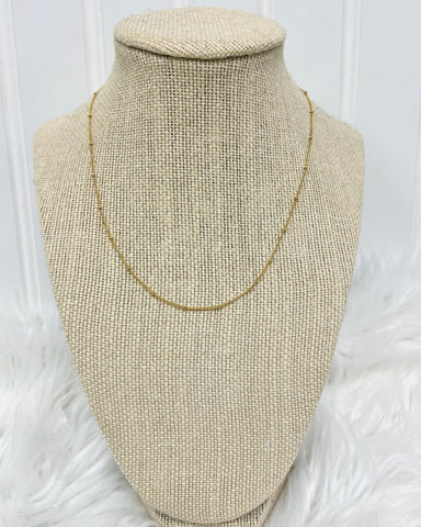 Satellite Chain Layering Necklace in Gold FINAL SALE