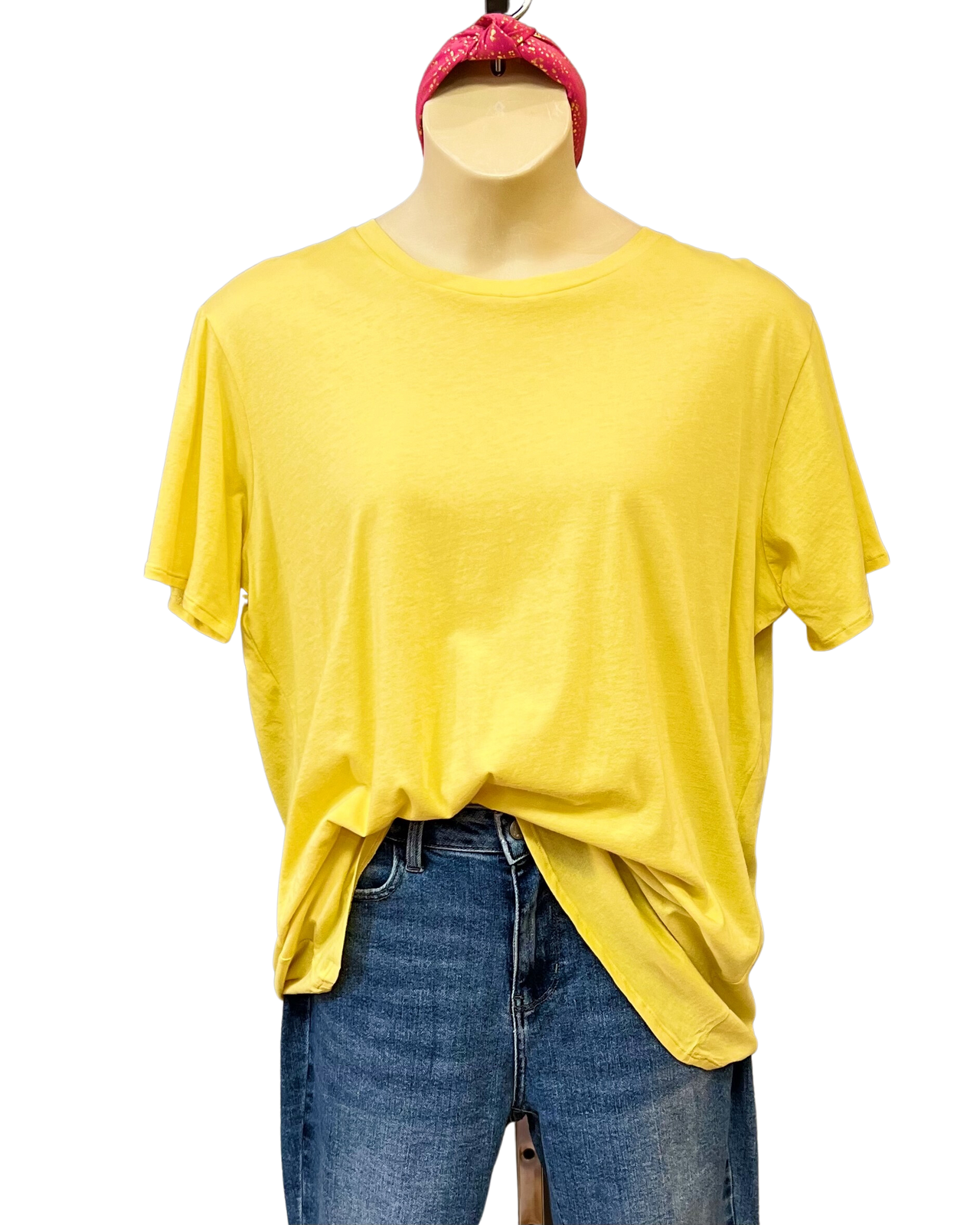 Delia CURVY Relaxed Fit Blouse in Banana FINAL SALE