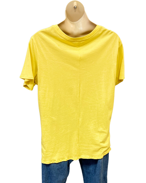 Delia CURVY Relaxed Fit Blouse in Banana FINAL SALE