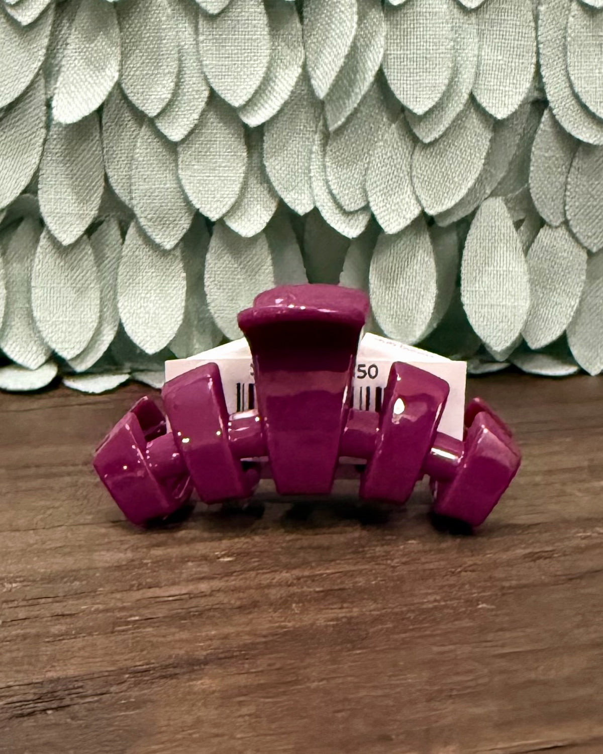 TELETIES Classic Hair Clip in Mulberry