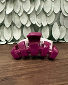 TELETIES Classic Hair Clip in Mulberry