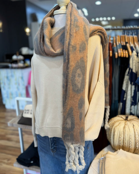 Priscilla Scarf in Brown