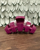 TELETIES Classic Hair Clip in Mulberry