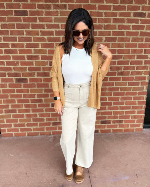 Maple Dolman Sleeve Cardigan in Dijon FINAL SALE