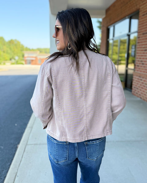 Leah Jacket in Mauve