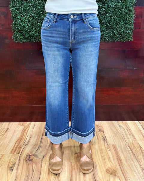 Risen REG/CURVY Ankle Straight Jeans