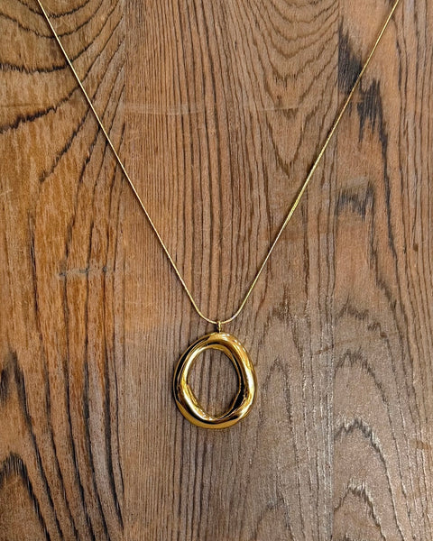 Camille Open Circle Waterproof Necklace
