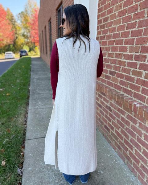 Andrea Sweater Cardigan in Champagne FINAL SALE