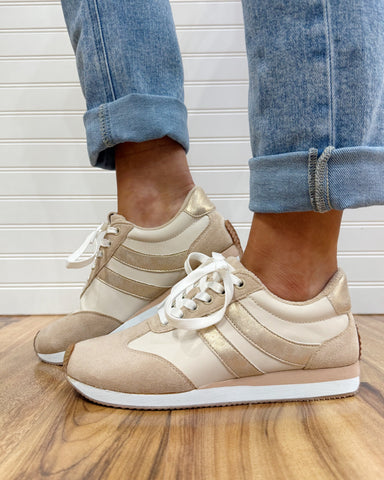 Corkys Jet Lag Sneaker in Sand