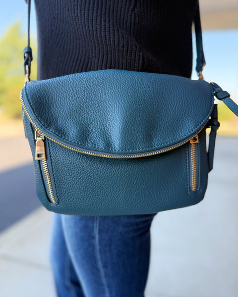 Aubree Crossbody in Prussian Blue