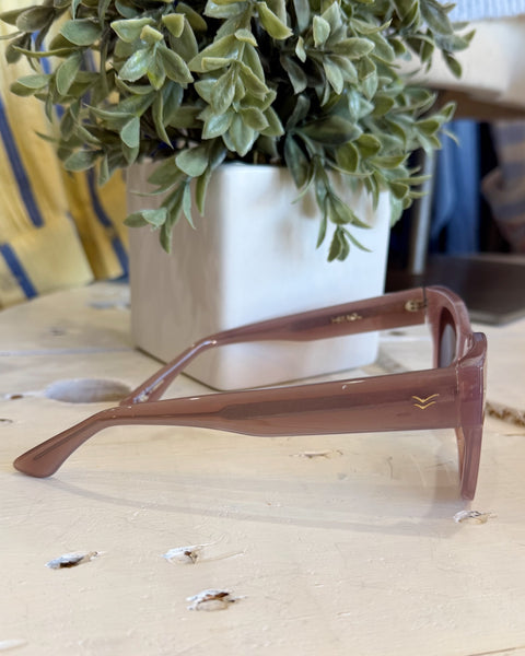 I-SEA Andi Sunglasses in Dusty Rose/Plum