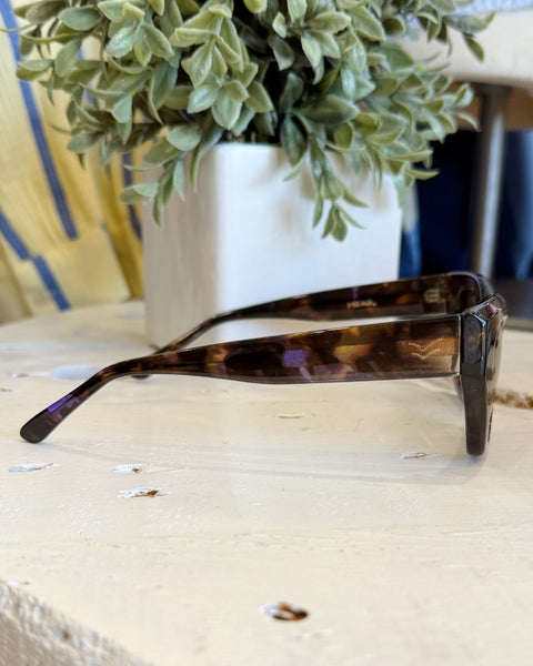 I-SEA Avery Sunglasses in Blue Tortoise/Brown