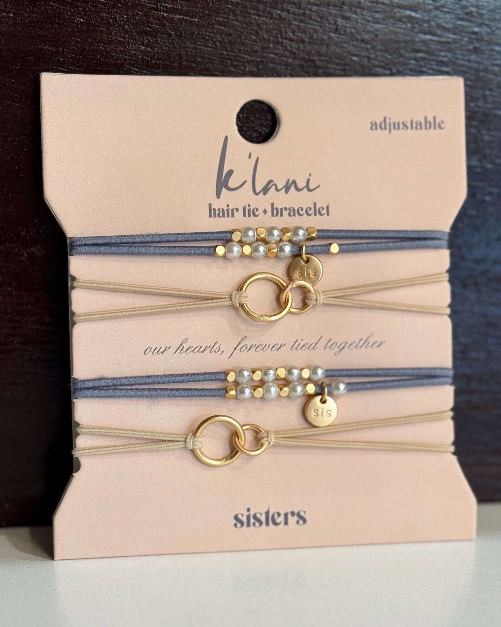 Sisters Hair Tie Bracelet