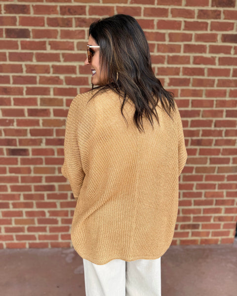 Maple Dolman Sleeve Cardigan in Dijon FINAL SALE