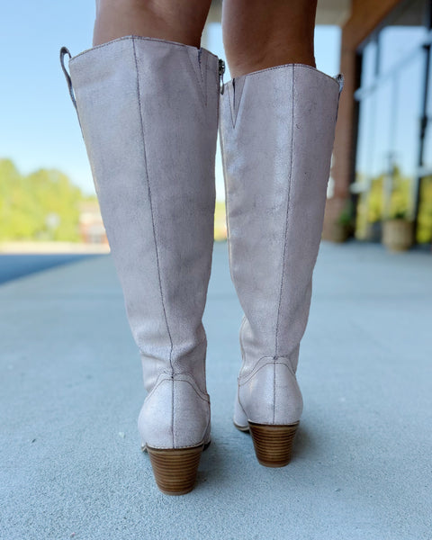 Corkys Hats Off Boots in Putty Crackle