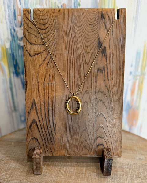 Camille Open Circle Waterproof Necklace