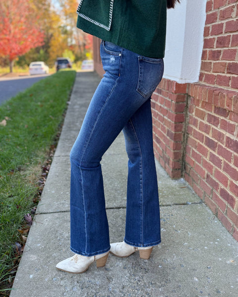 Risen High Rise Bootcut Jeans