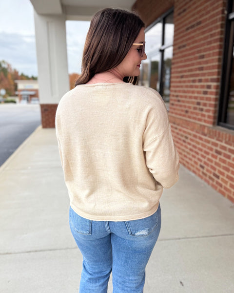 Brooklyn REG/CURVY Star Sequin Sweater