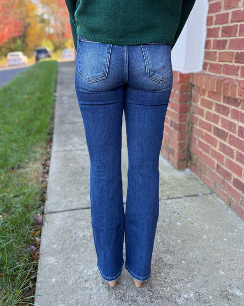 Risen High Rise Bootcut Jeans