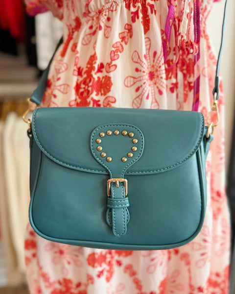 Athens Crossbody Bag in Ocean Blue