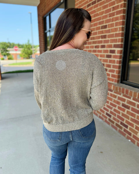 Ollie Soft Sweater in Taupe