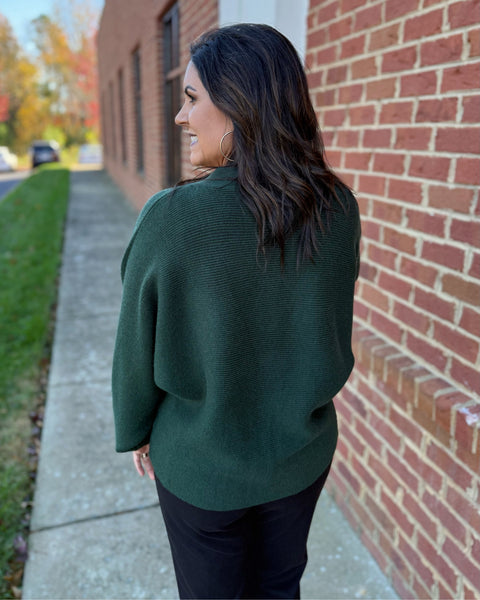 Scarlett Bow Cardigan in Green