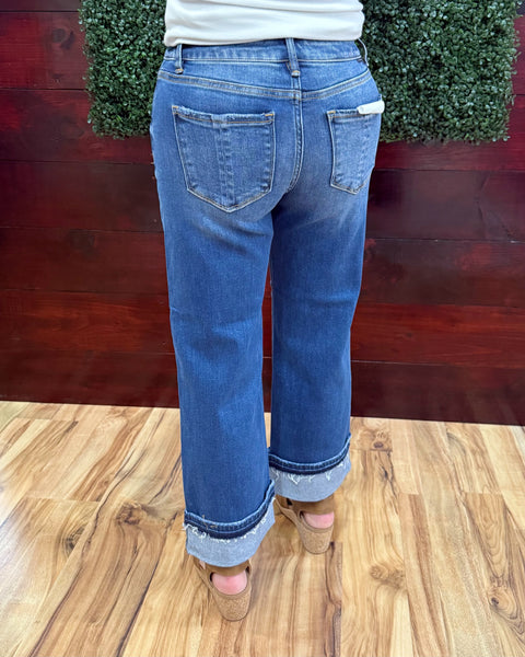 Risen REG/CURVY Ankle Straight Jeans