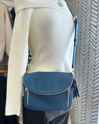 Aubree Crossbody in Prussian Blue