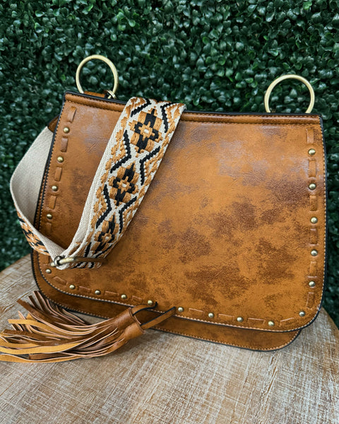 Bailey Crossbody Bag in Brown