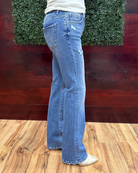 Risen REG/CURVY Tummy Control Straight Jeans