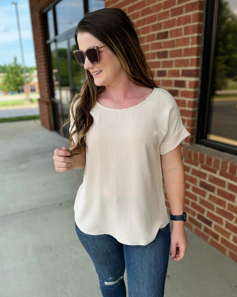 Rylee Blouse in Oatmeal