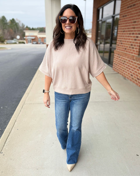 Tia REG/CURVY Top in Cocoa FINAL SALE