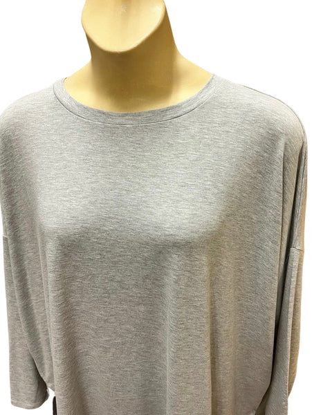 Claire CURVY Dolman Blouse in H. Grey FINAL SALE