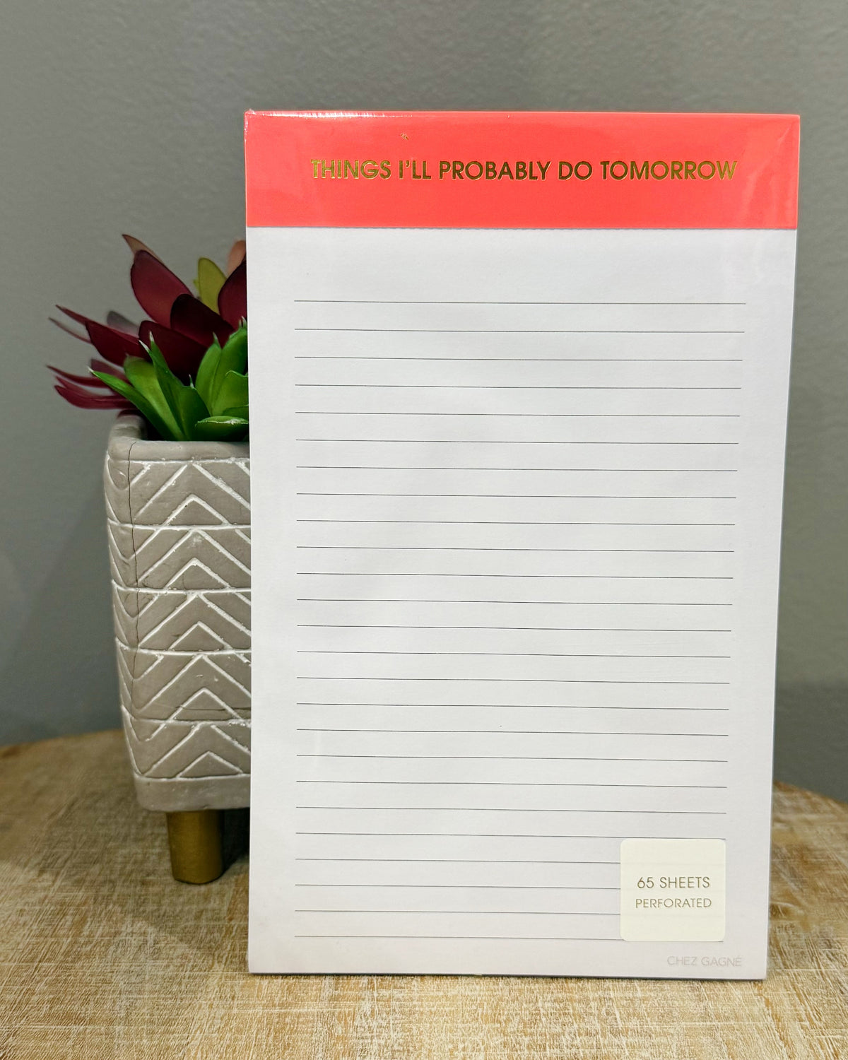 Things I'll Probably Do Tomorrow Notepad.
