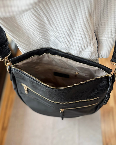 Josephine Crossbody Bag in Black