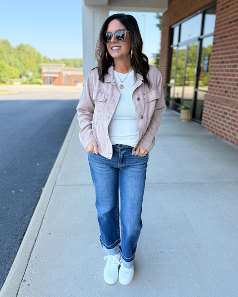 Leah Jacket in Mauve