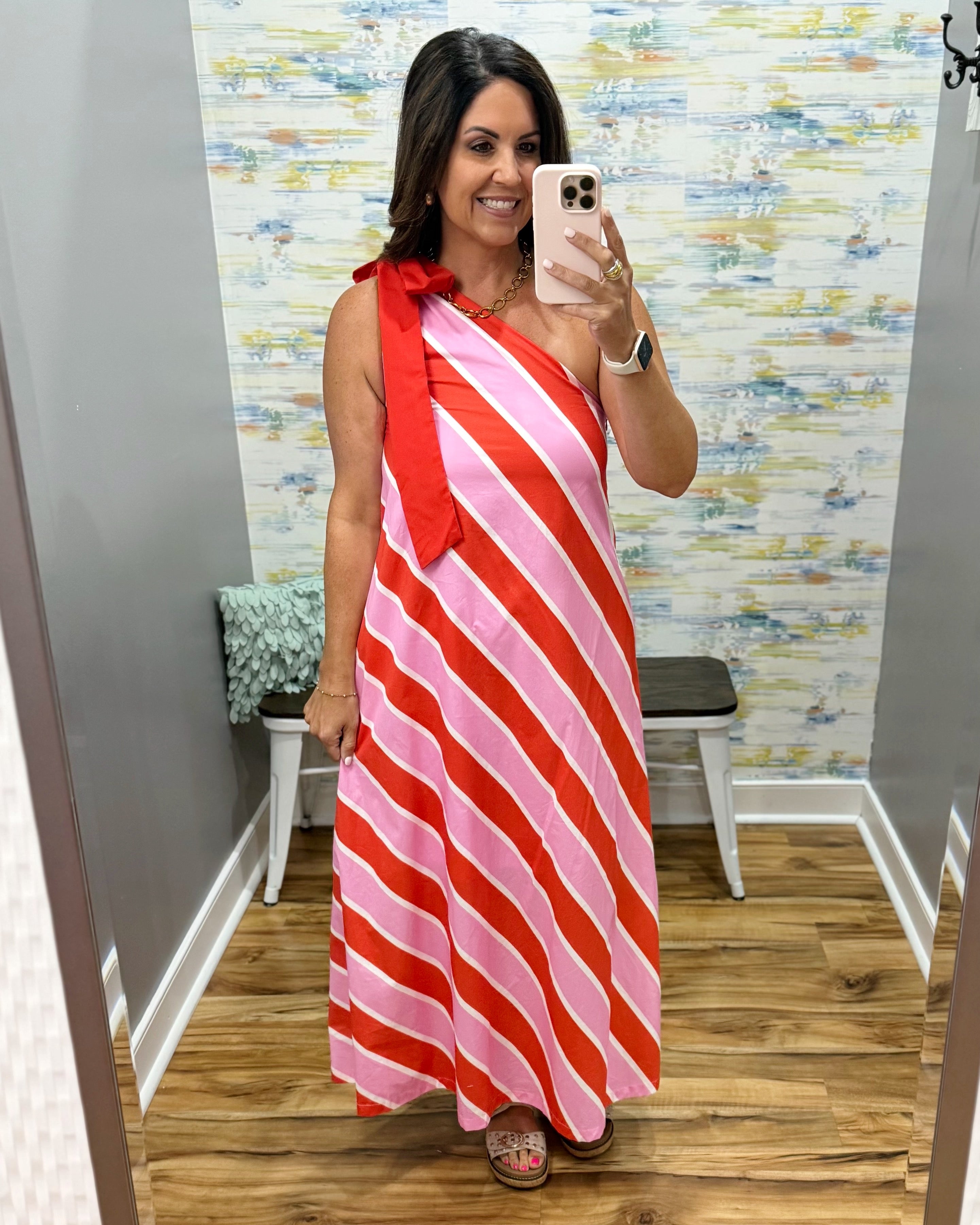 pink and red one shoulder dress Darcy One-Shoulder in Pink/Orange FINAL SALE L The Shoulder All Lace The light chiffon material color:laluma-midi-dress-bitter-chocolate swatch:https://www.motelrocks.com/cdn/shop/files/LALUMA-MIDI-DRESS-BITTER-CHOCOLATE-Reshoot12773-copyD.jpg?v=1761273062&width=100 Color:Babe