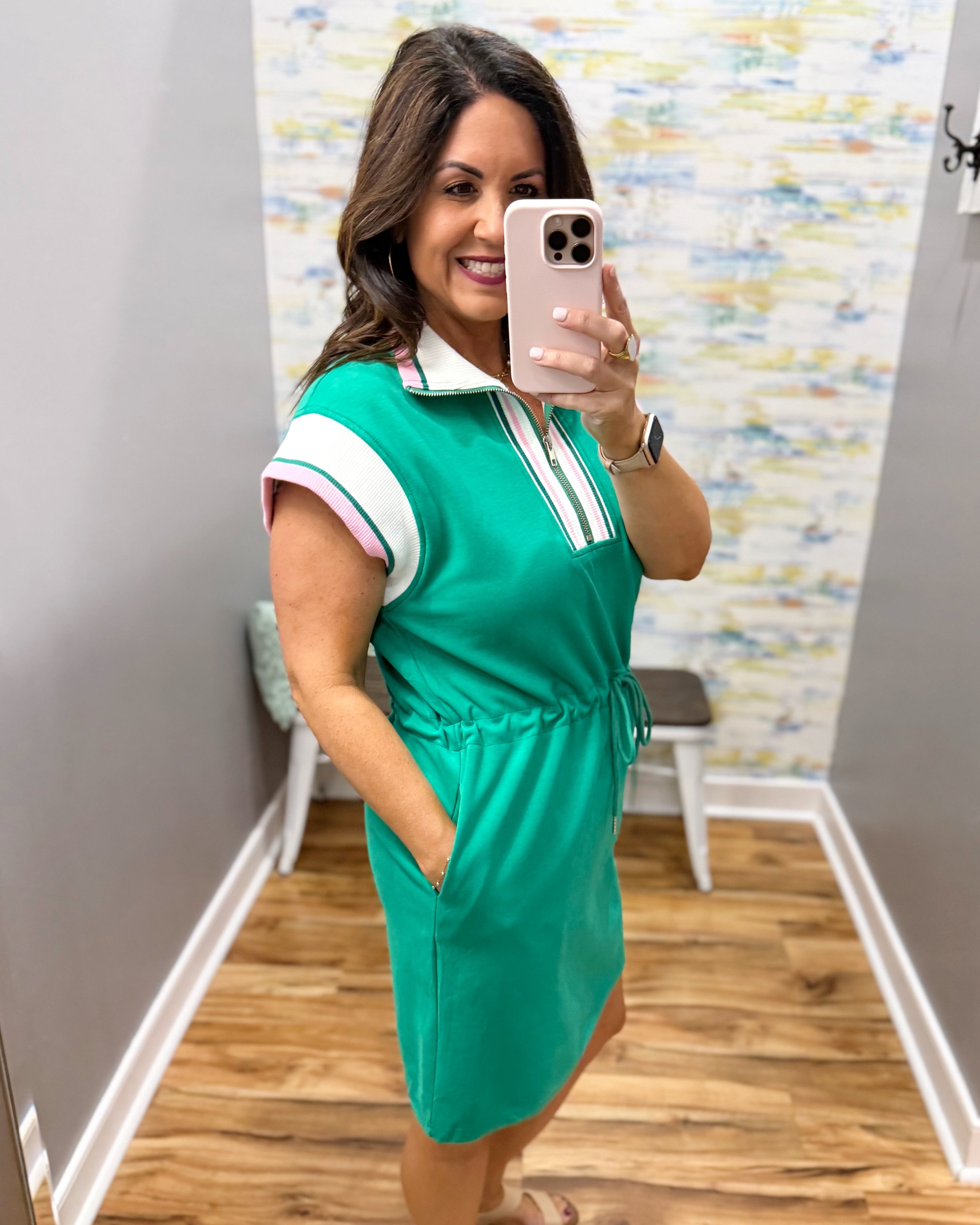 Blaire Dress in Green – Madi Savvy Boutique