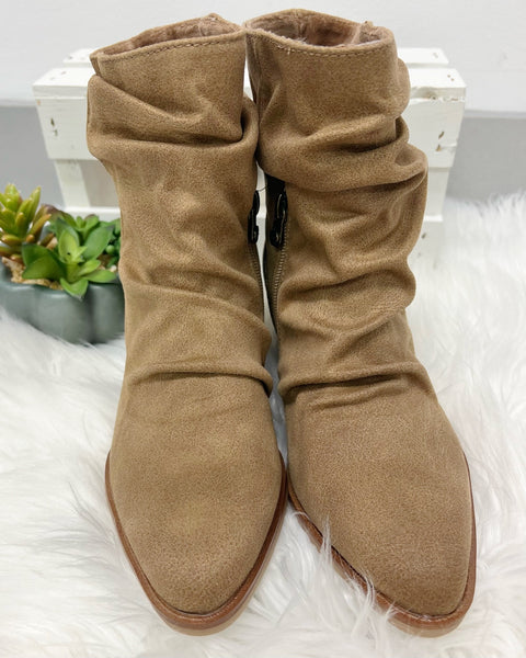 Blowfish Spur Boot in Almond FINAL SALE