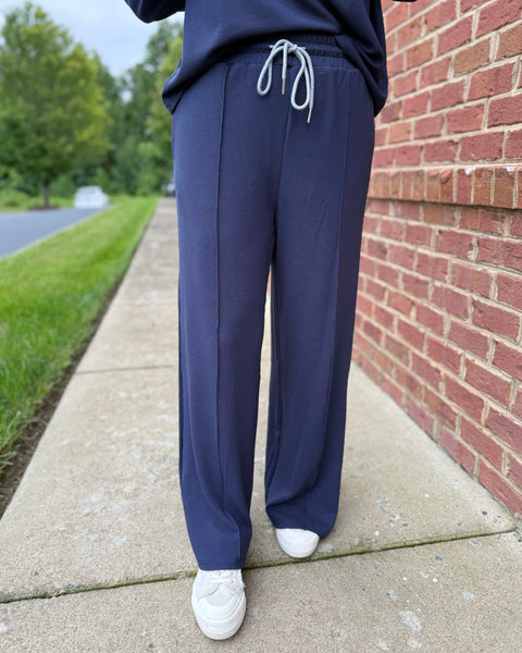Samantha Lounge Pants in Navy FINAL SALE