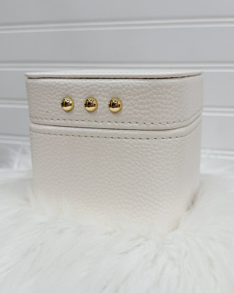 Travel Box Organizer in Cream