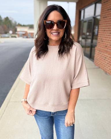 Tia REG/CURVY Top in Cocoa FINAL SALE