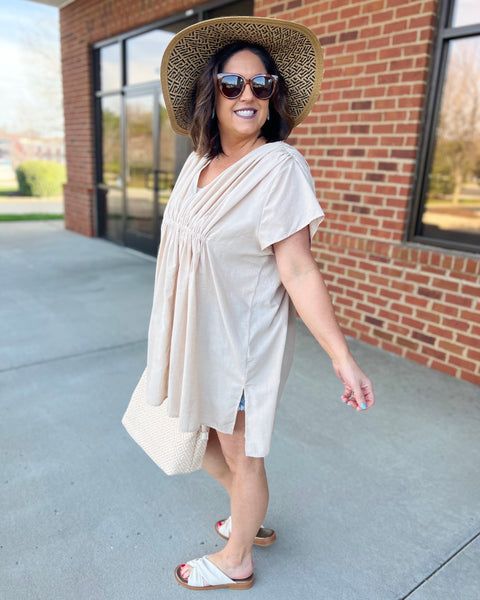 Savannah Cover-Up in Taupe