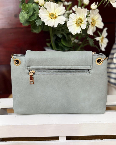 Juliana Bag in Grey Teal